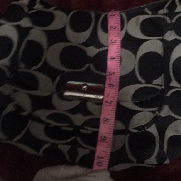 Gray and Black Coach hobo bag - Picture 10 of 11